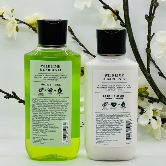 Bath & Body Works Wild Lime & Gardenia 2-Piece Set - Picture 2 of 4